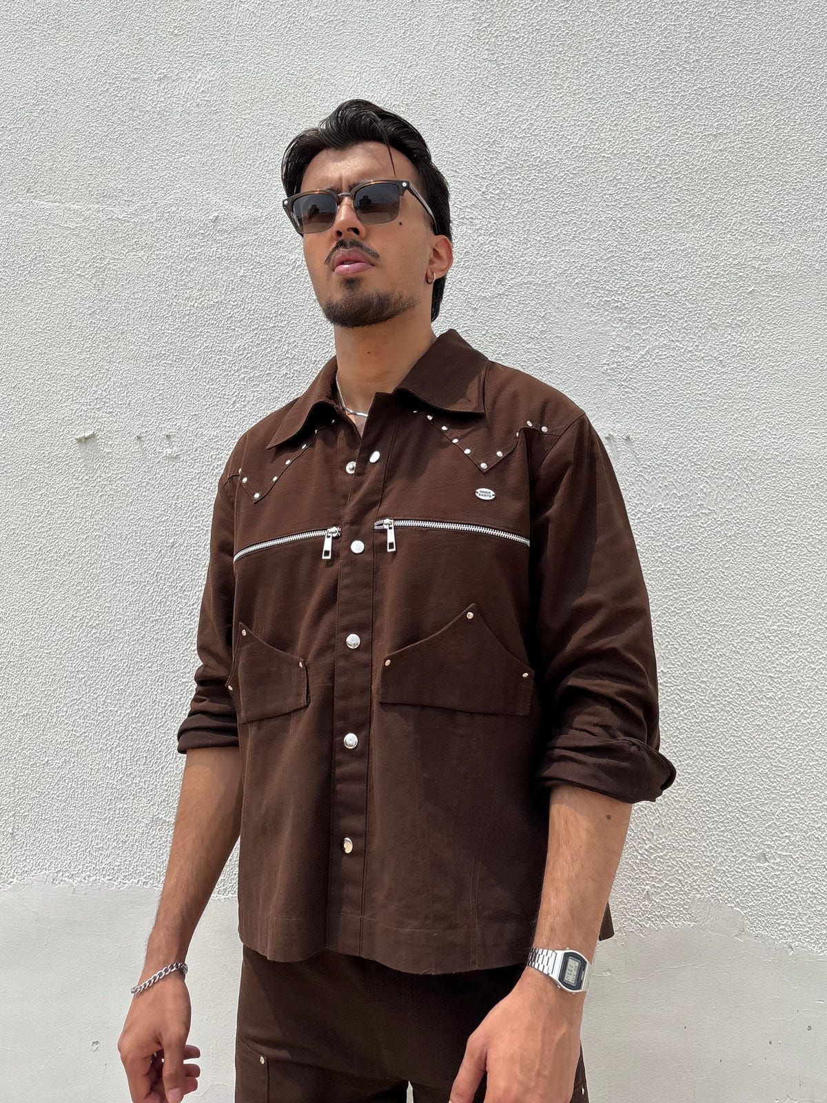 Umber Brown Men Co-ord Set - image 2