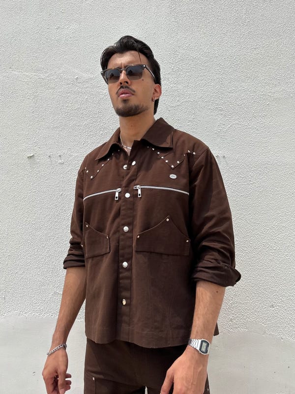 Inner Saints — Umber Brown Men Co-ord Set