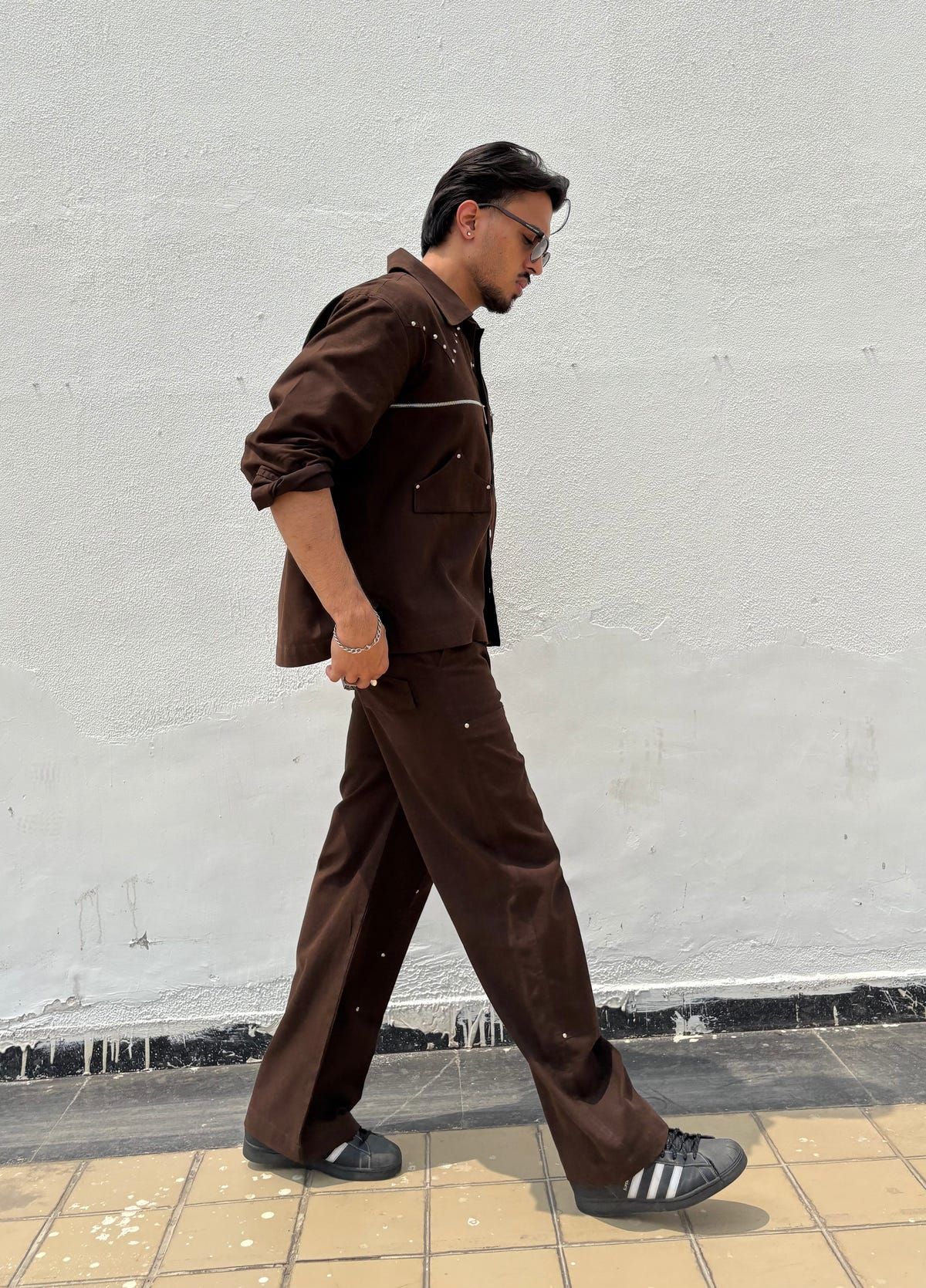 Umber Brown Men Co-ord Set - image 3