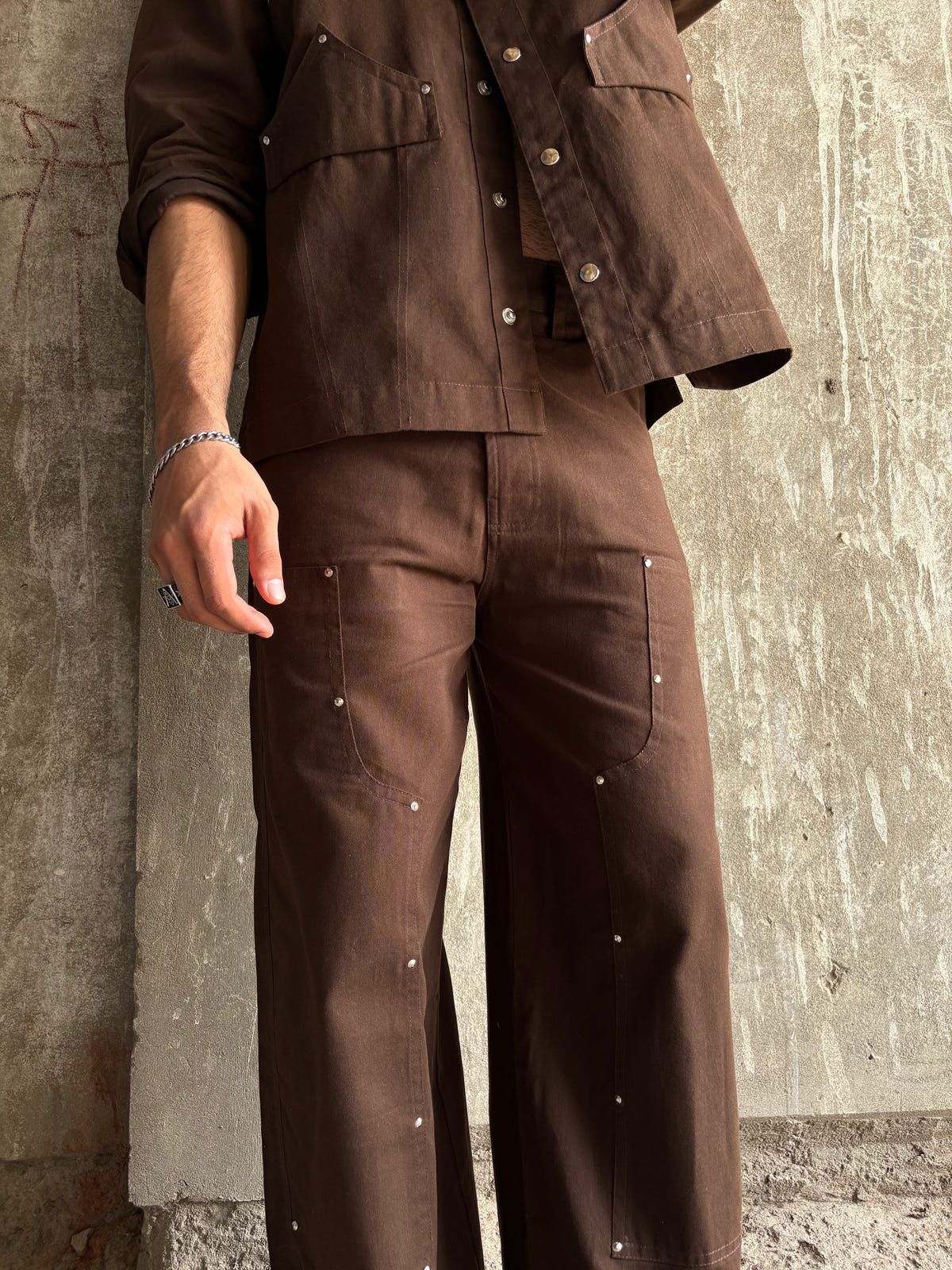 Umber Brown Men Co-ord Set - image 4