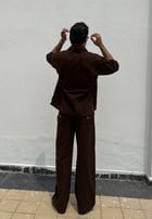 Umber Brown Men Co-ord Set view 6