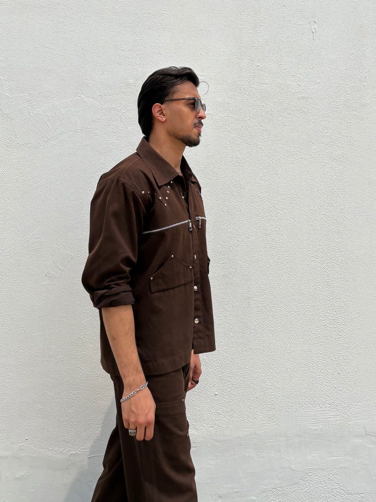 Umber Brown Men Co-ord Set - image 7