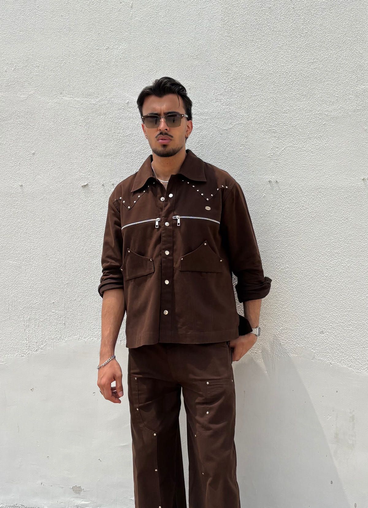 Umber Brown Men Co-ord Set - image 9