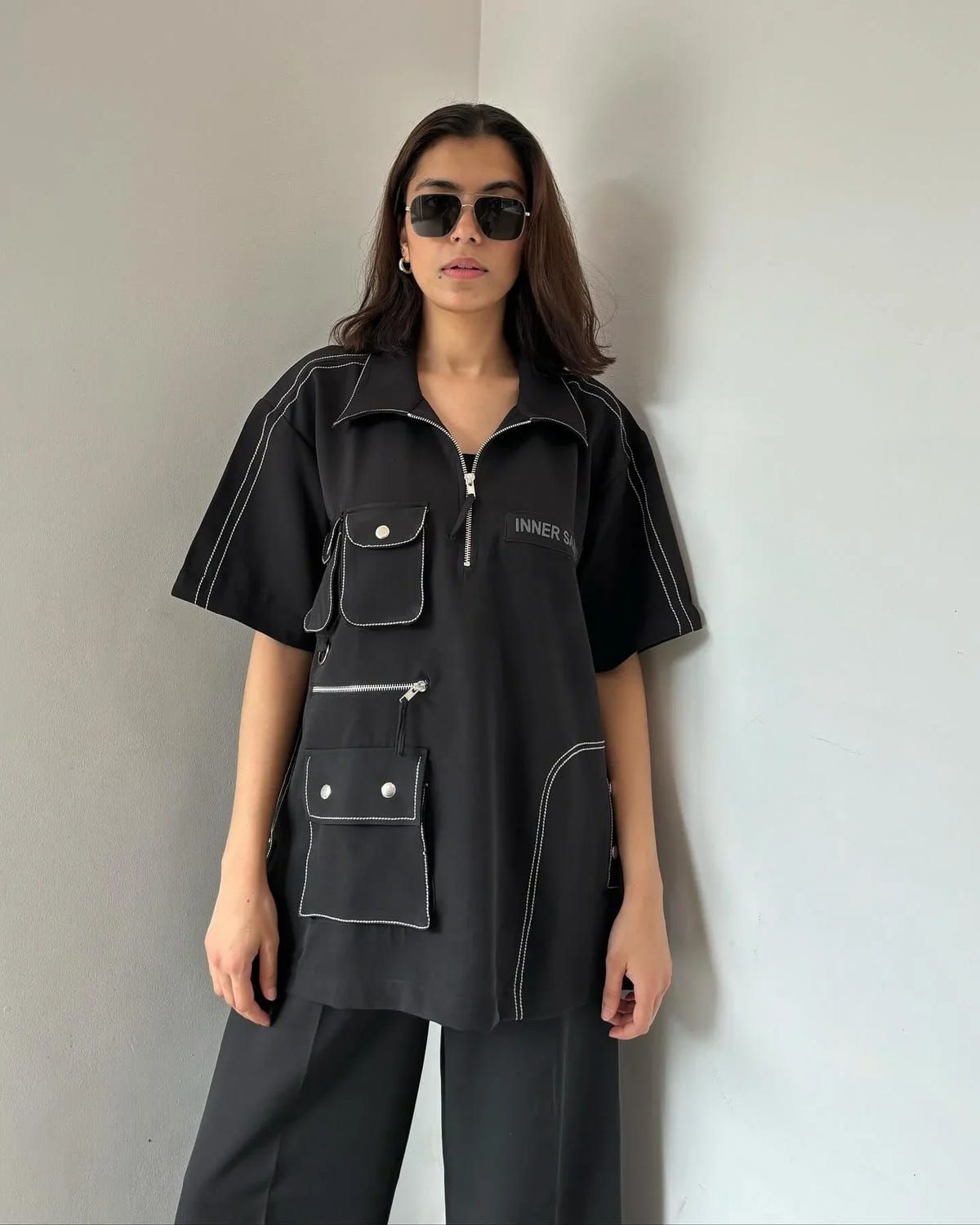 BLACK CO-ORD SET - image 2