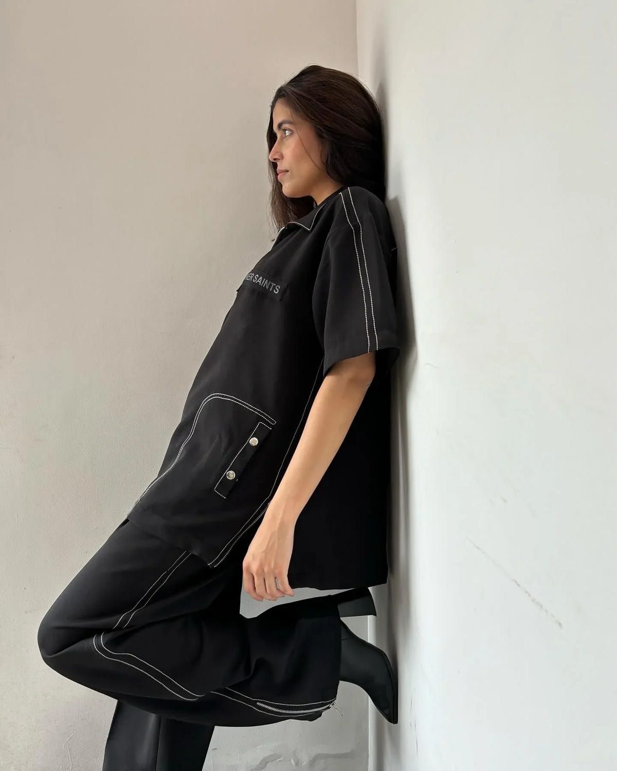 BLACK CO-ORD SET - image 4