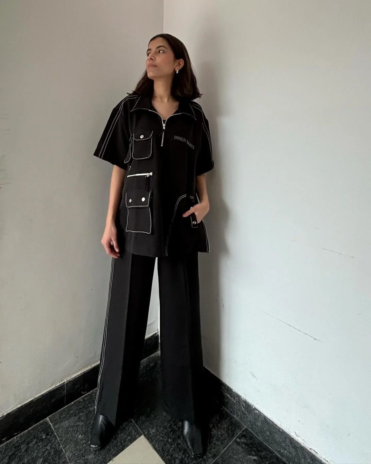 BLACK CO-ORD SET - image 5