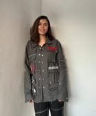 3D Box Grey Unisex Jacket view 4