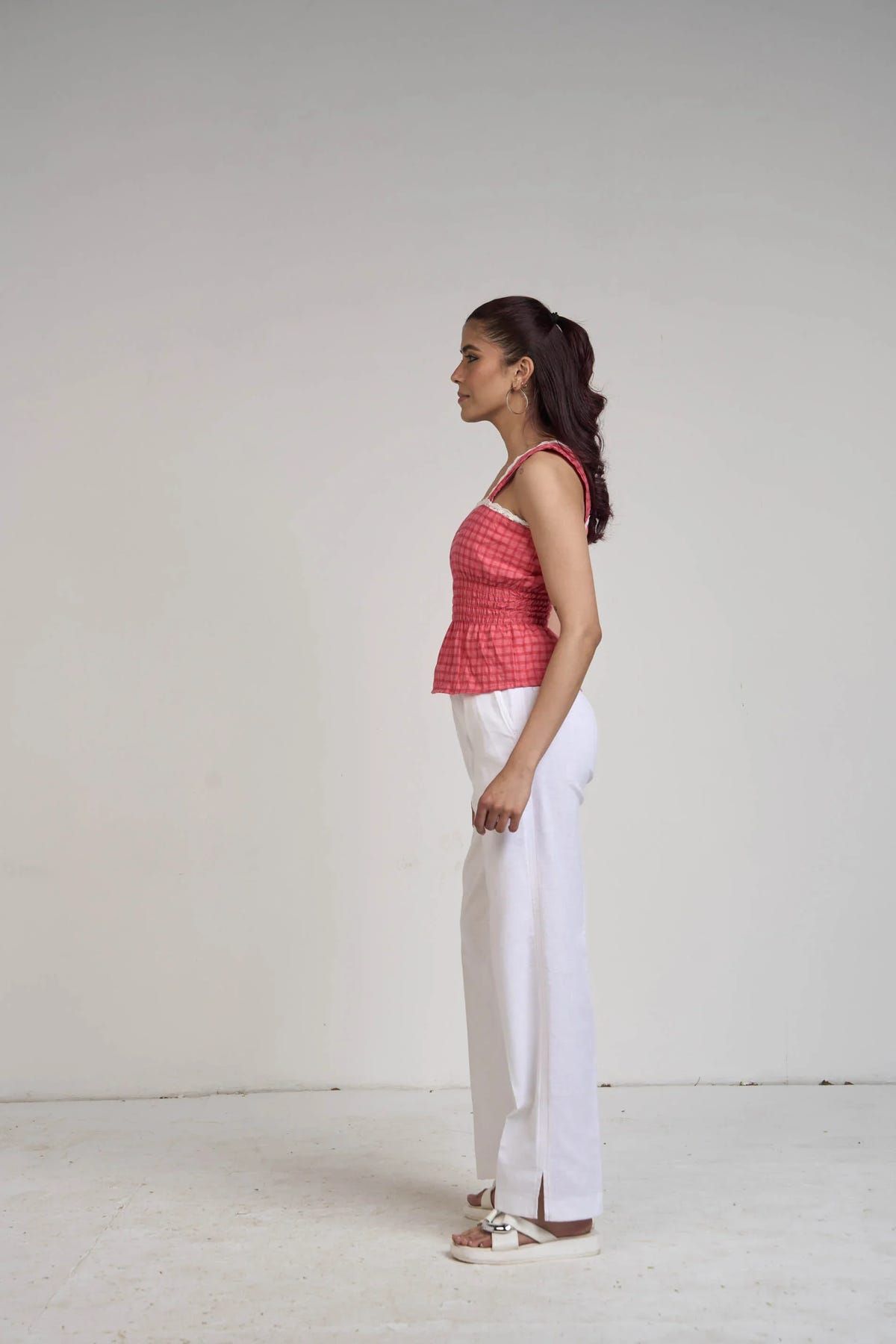 Red Gingham Top - image 6