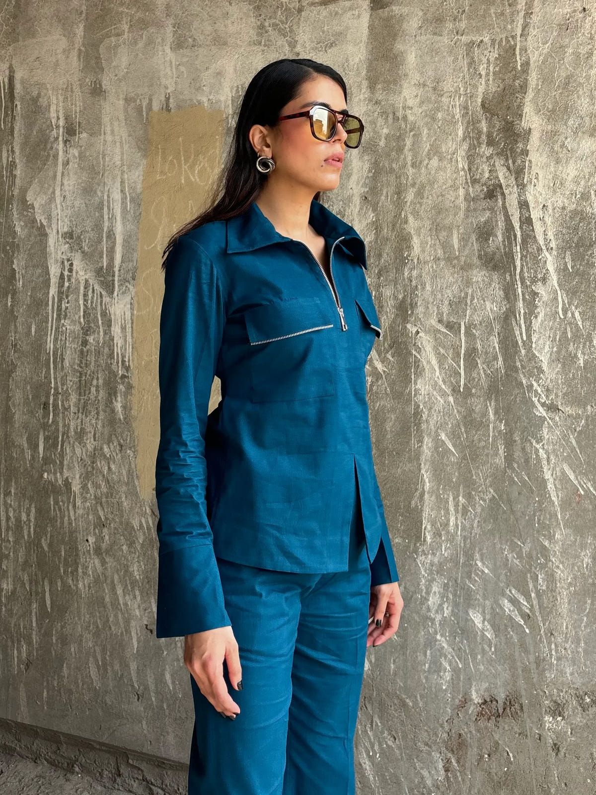 Retro Teal Co-ord Set - image 9