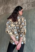 Beige Full Printed Shirt view 4