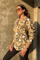 Beige Full Printed Shirt view 10