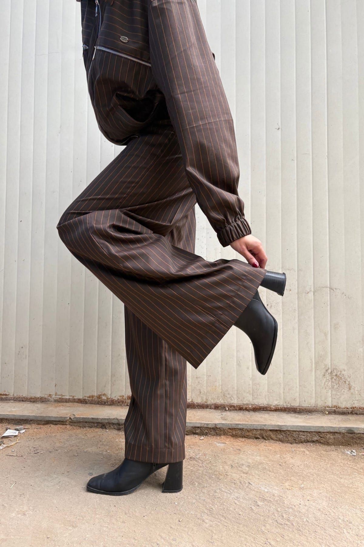 Tokyo Brown Pinstripe Set - image 5