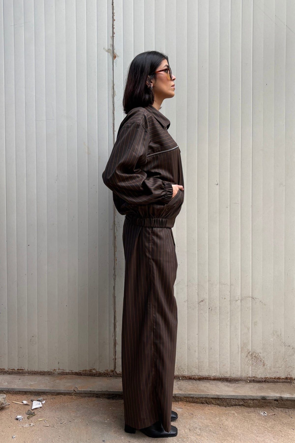 Tokyo Brown Pinstripe Set - image 6