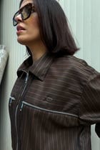 Tokyo Brown Pinstripe Set view 7