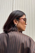 Tokyo Brown Pinstripe Set view 9