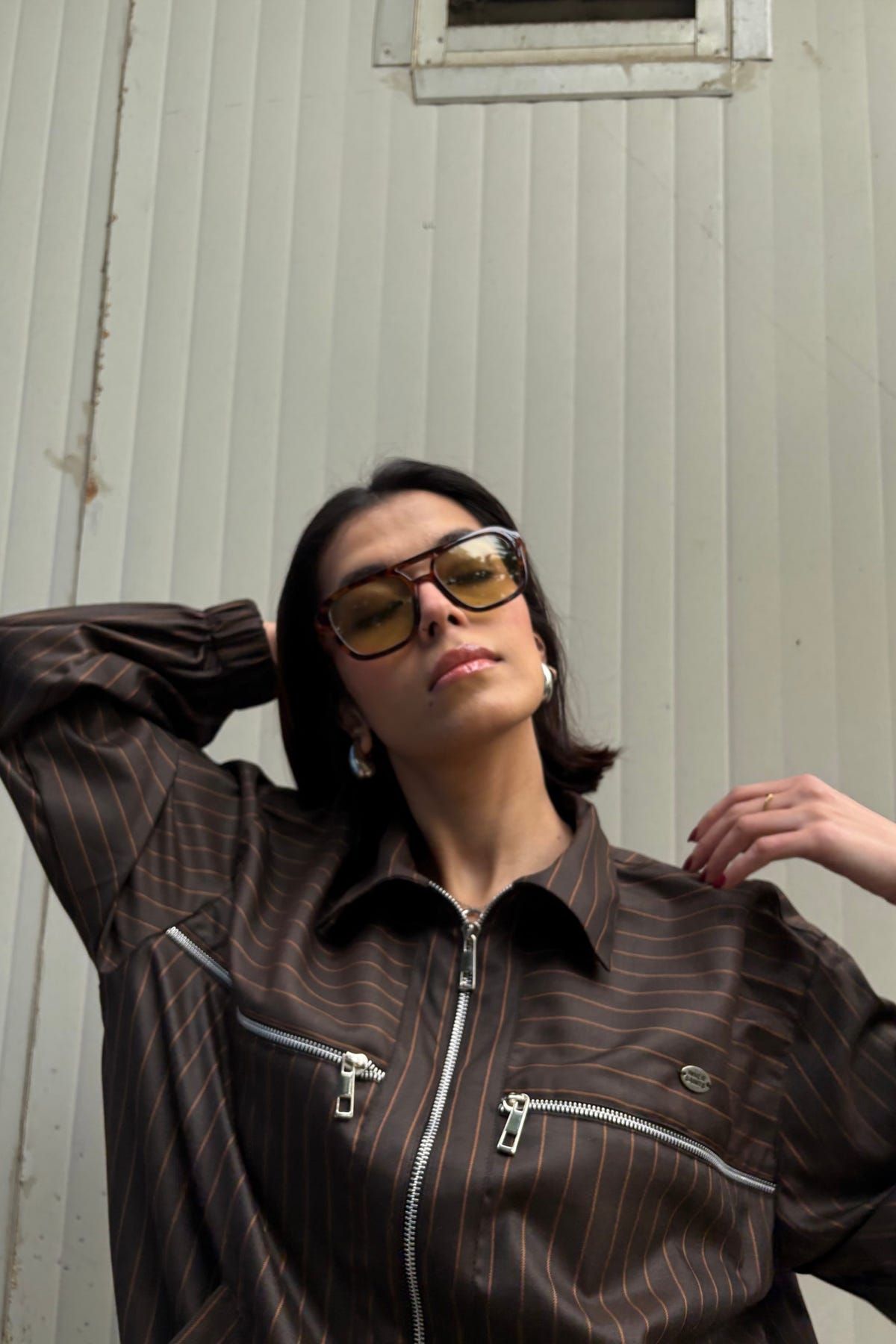 Tokyo Brown Pinstripe Set - image 10