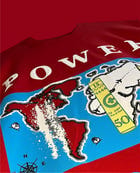Power Not Culturally Correct Red Oversized T-shirt view 4