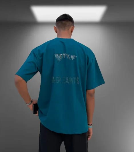Problematic Attitude Teal Green Oversized Tshirt - image 2