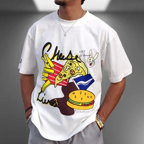 Cheese Liers Oversized White T-shirt - image 2