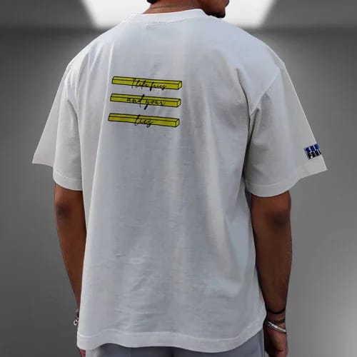 Cheese Liers Oversized White T-shirt - image 3