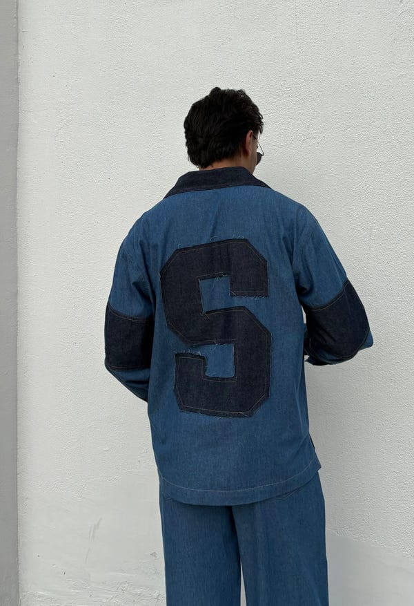 Inner Saints — Denim Patchwork Shirt & pants set