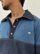 Denim Patchwork Shirt & pants set view 3