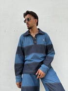 Denim Patchwork Shirt & pants set view 6