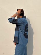 Denim Patchwork Shirt & pants set view 8