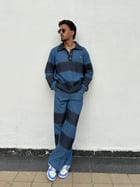 Denim Patchwork Shirt & pants set view 9