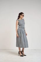 BLACK GINGHAM TOP & SKIRT view 2