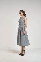 BLACK GINGHAM TOP & SKIRT view 3