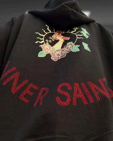 Progressive World Black Oversized Hoodie - image 4
