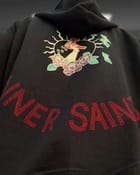 Progressive World Black Oversized Hoodie view 4