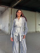 The Santorini Stripe Co-ord Set view 1