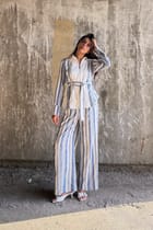 The Santorini Stripe Co-ord Set view 2