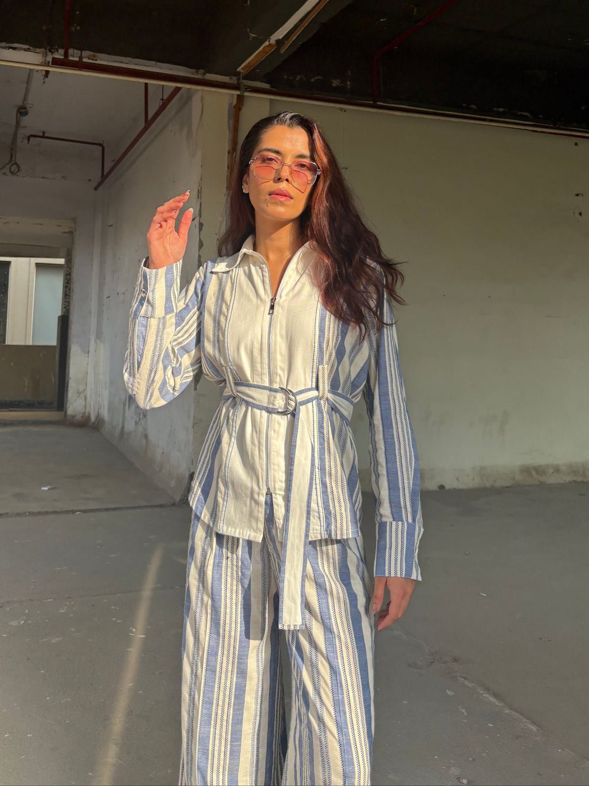 The Santorini Stripe Co-ord Set - image 4