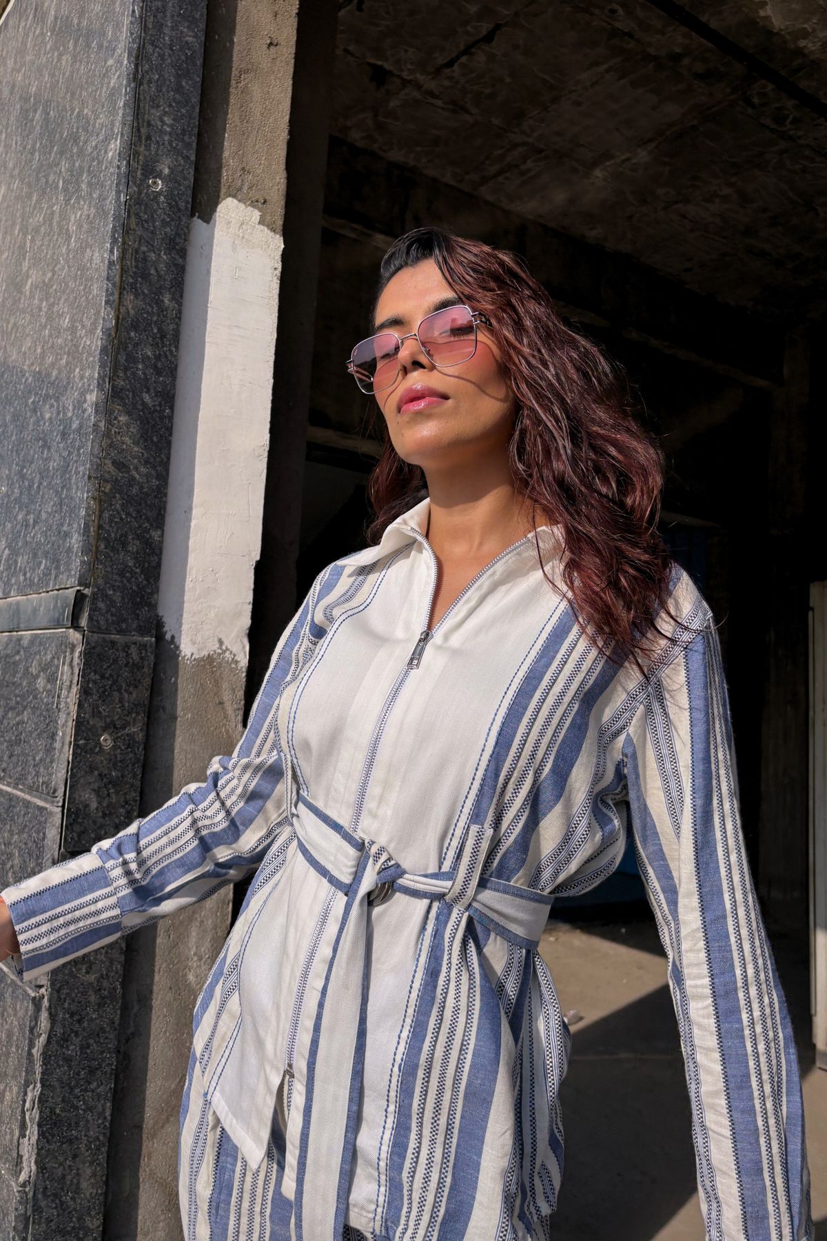 The Santorini Stripe Co-ord Set - image 6