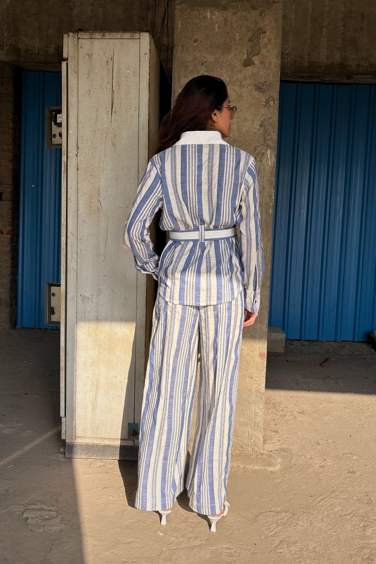 The Santorini Stripe Co-ord Set - image 7