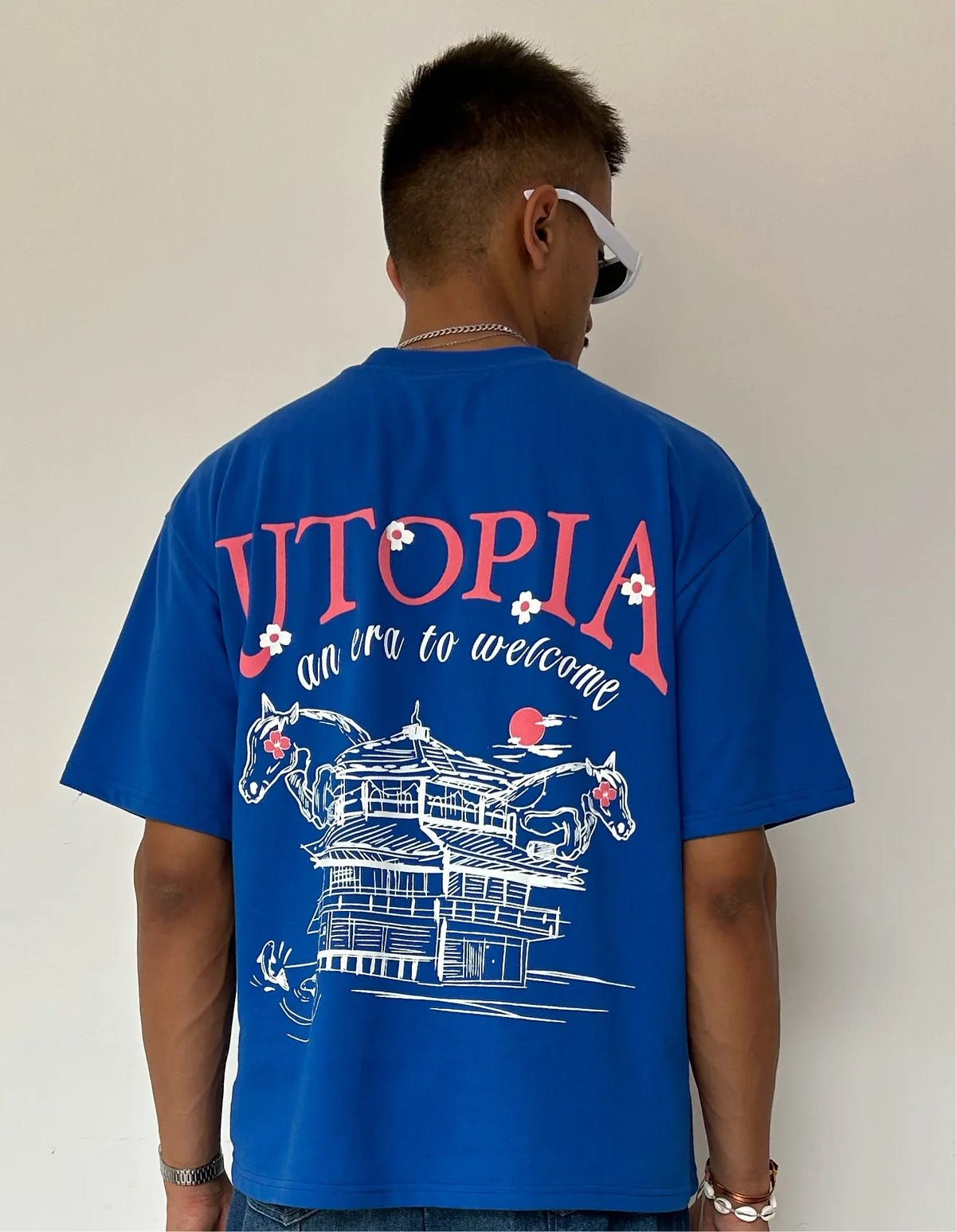 Utopia Blue Oversized T-shirt - image 3