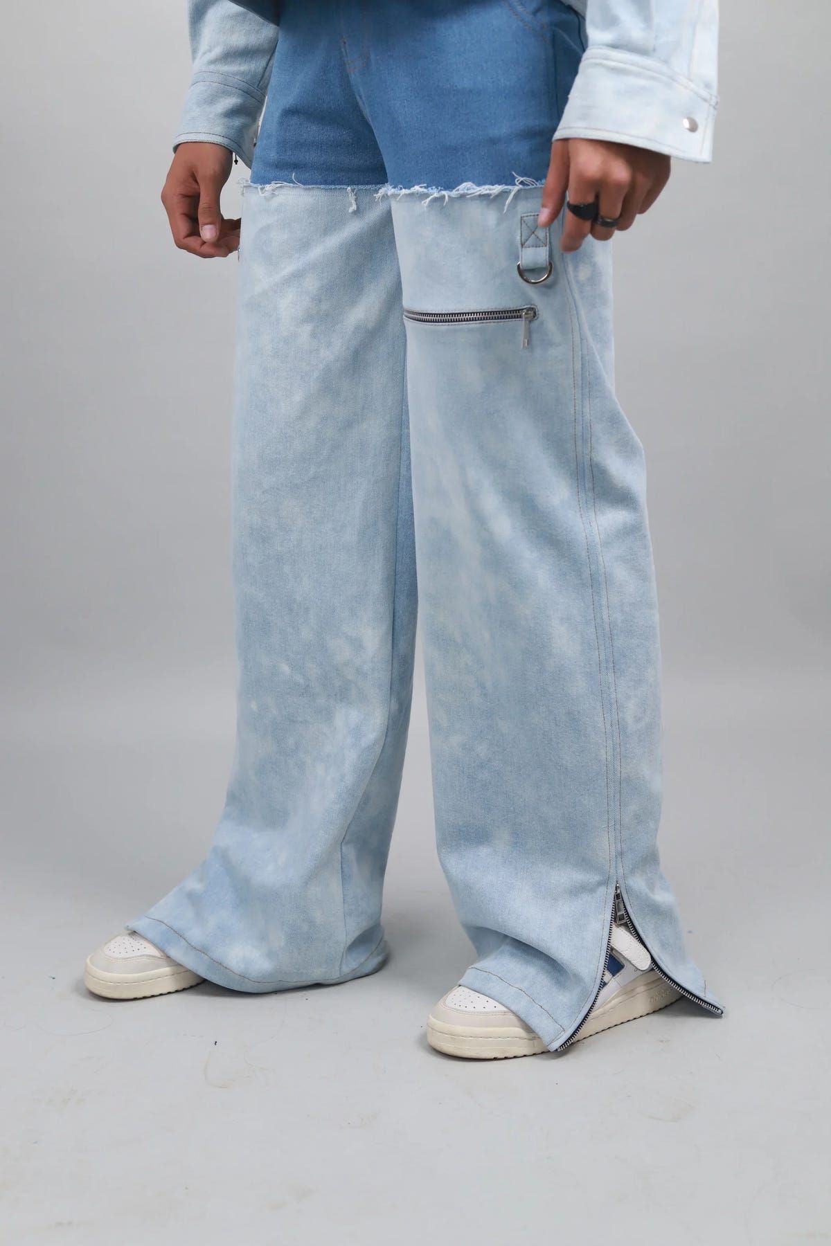 Unisex Dual wide Leg Jeans - image 8