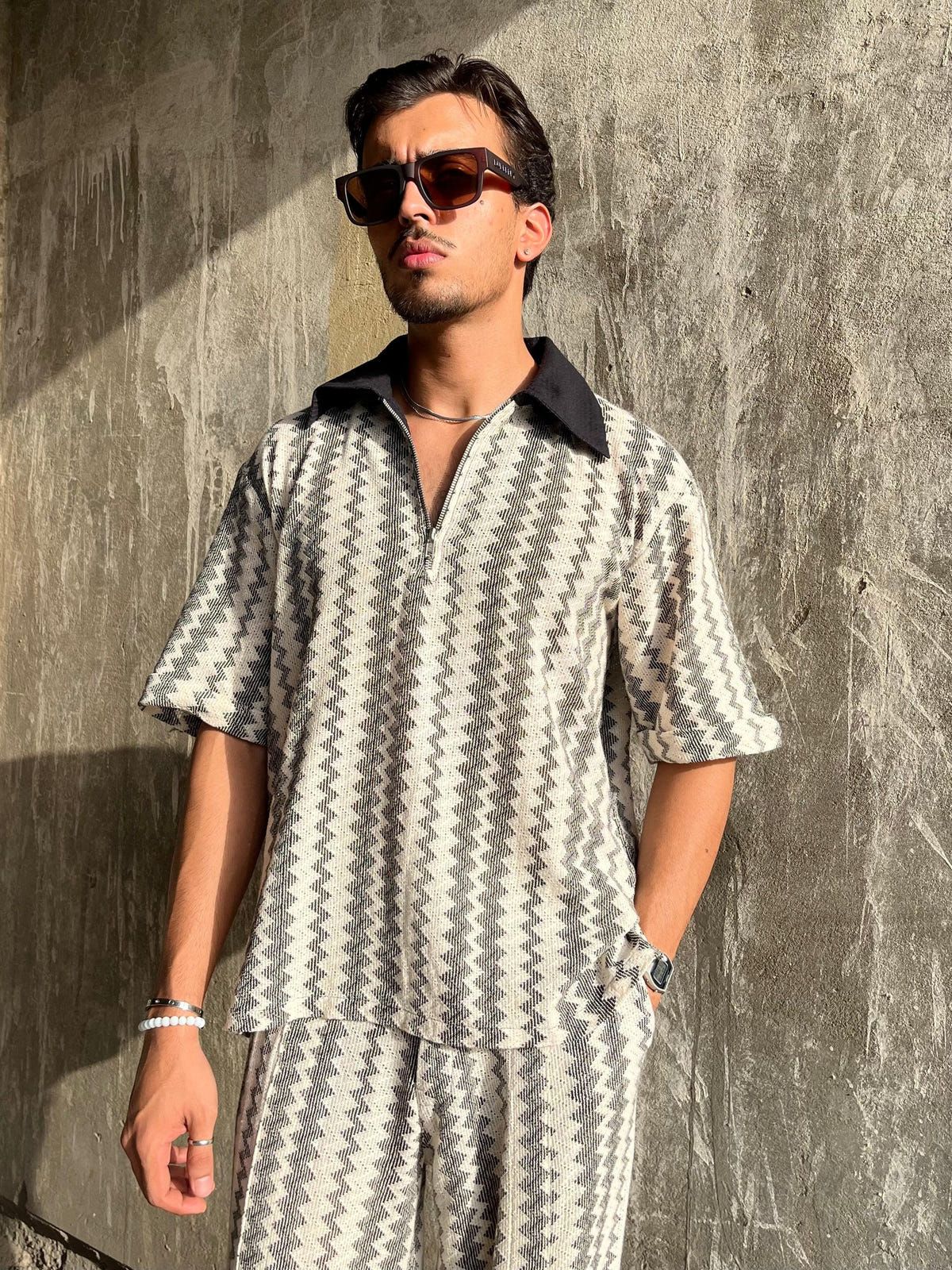 Black & White Abstract Co-ord Set - image 3