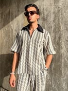 Black & White Abstract Co-ord Set view 3