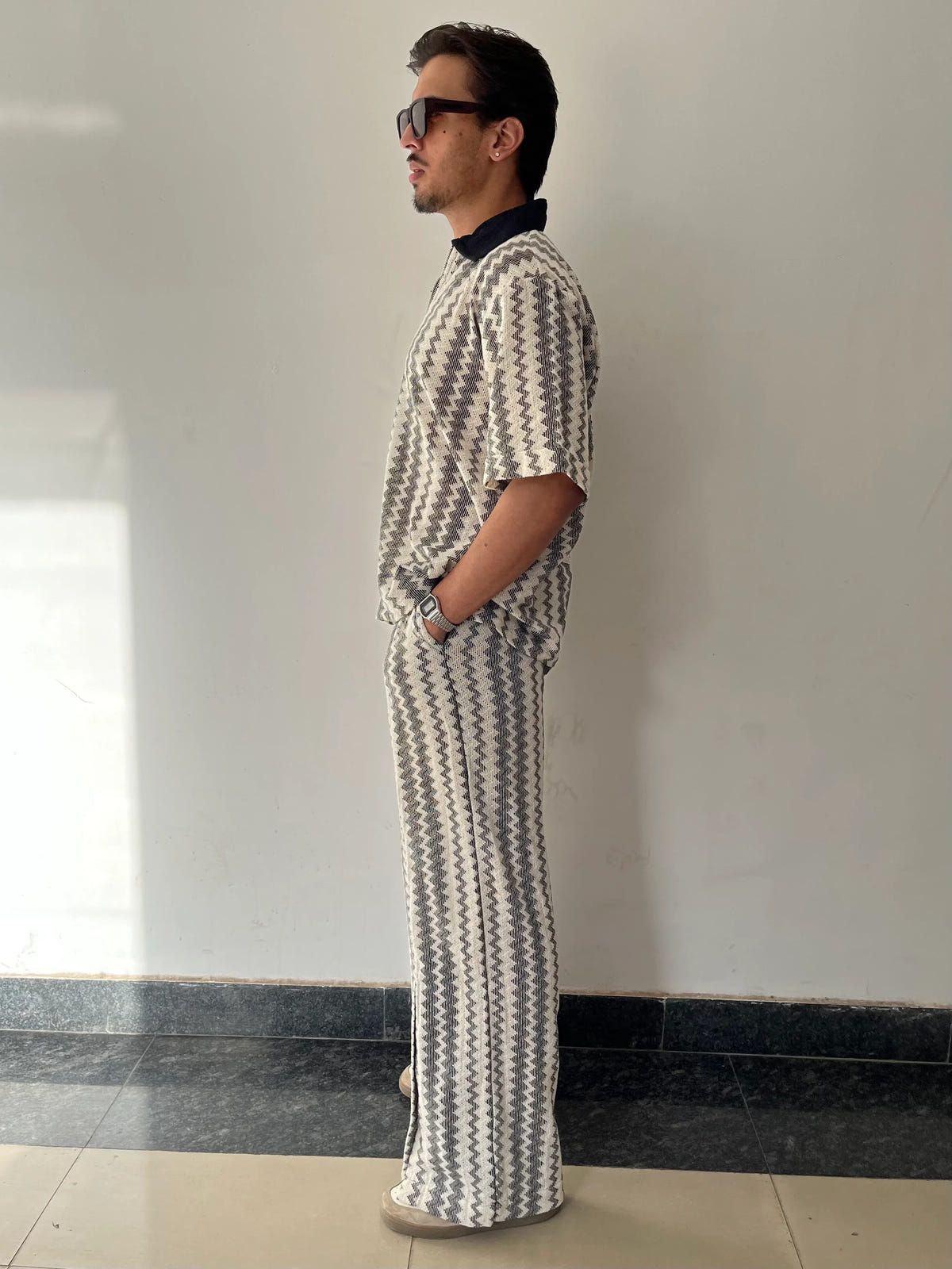 Black & White Abstract Co-ord Set - image 5