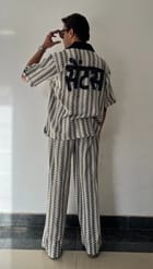 Black & White Abstract Co-ord Set view 7