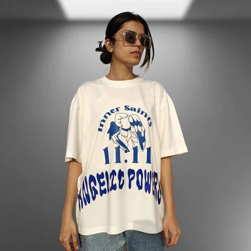 Inner Saints — 11:11 Angelic Powers Oversized white t-shirt