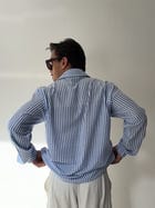 Blue Striped Shirt & Pants Co-ord Set view 8