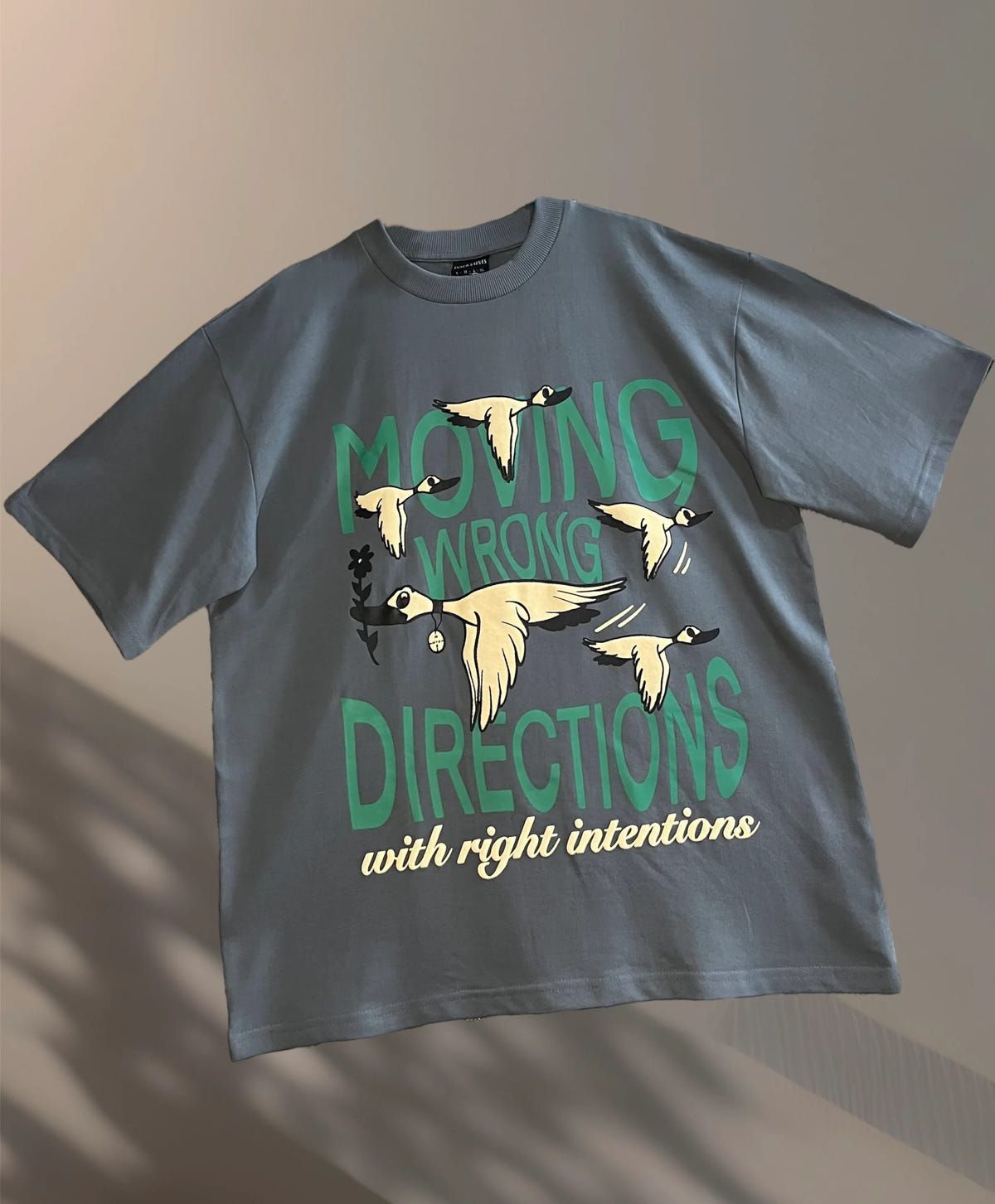 Moving Wrong Directions Oversized T-Shirt - image 1