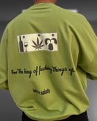 Goodbye Being Good Oversized Matcha Green Sweatshirt view 5