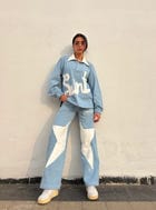 90's Ice Blue Denim Co-ord Set view 1