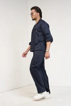 Navy Essential Men Co-ord Set - view 4